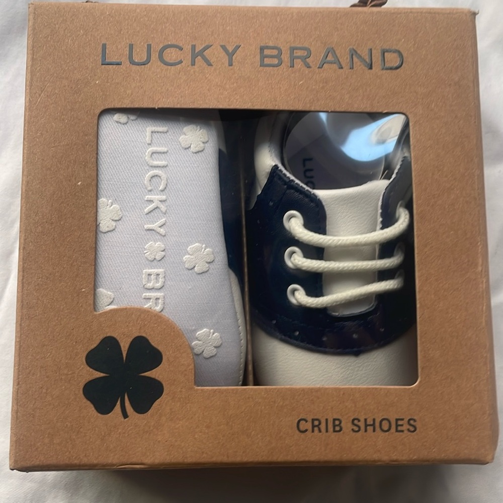 Lucky Brand Crib Shoes, 6-9 months